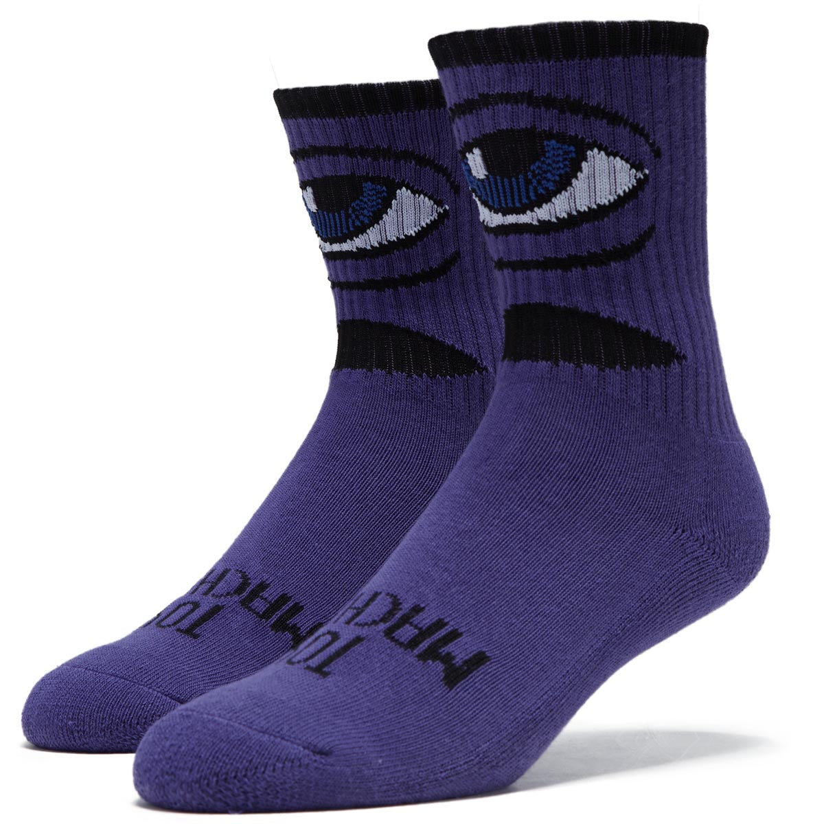 Toy Machine Youth Sect Eye Socks - Purple image 1