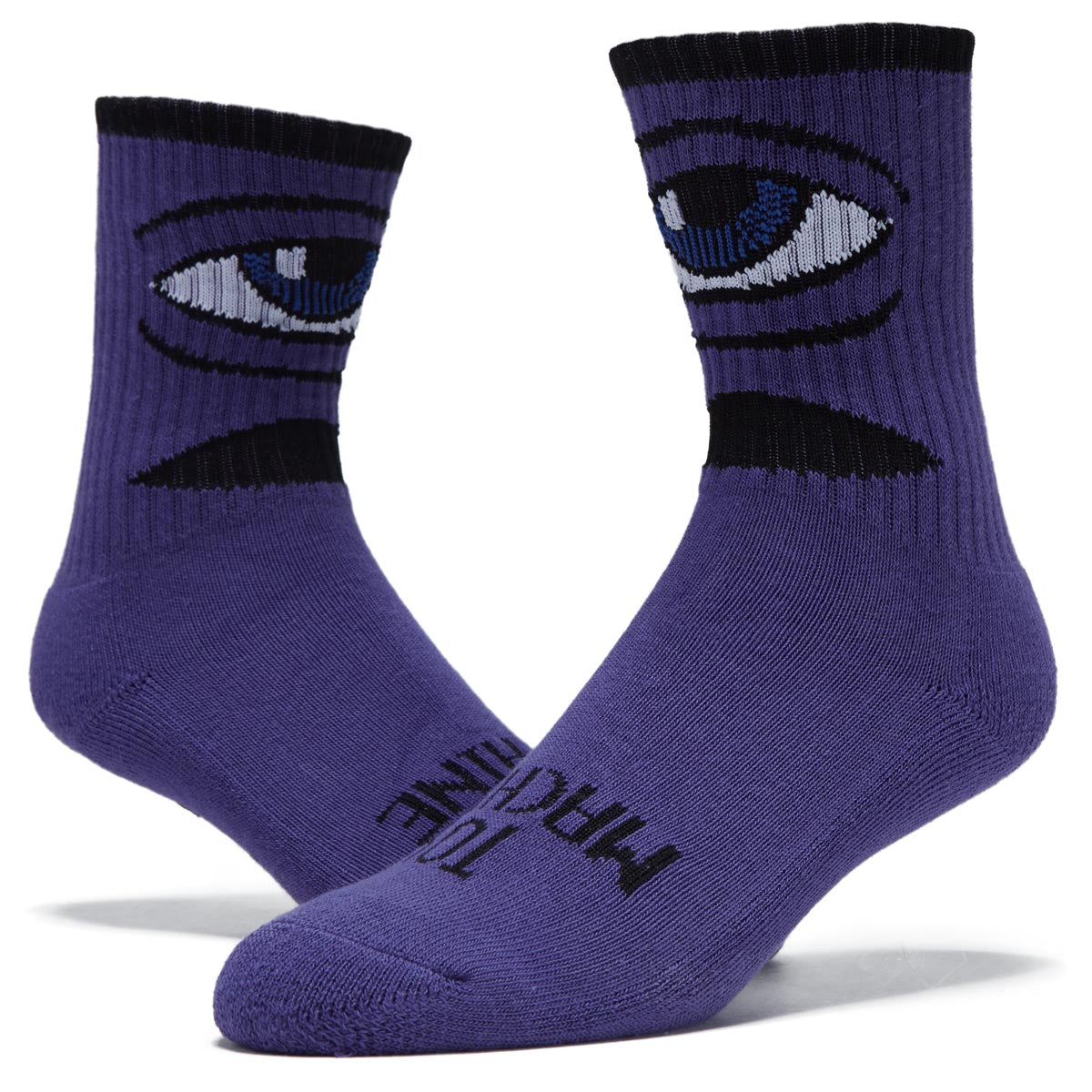 Toy Machine Youth Sect Eye Socks - Purple image 2
