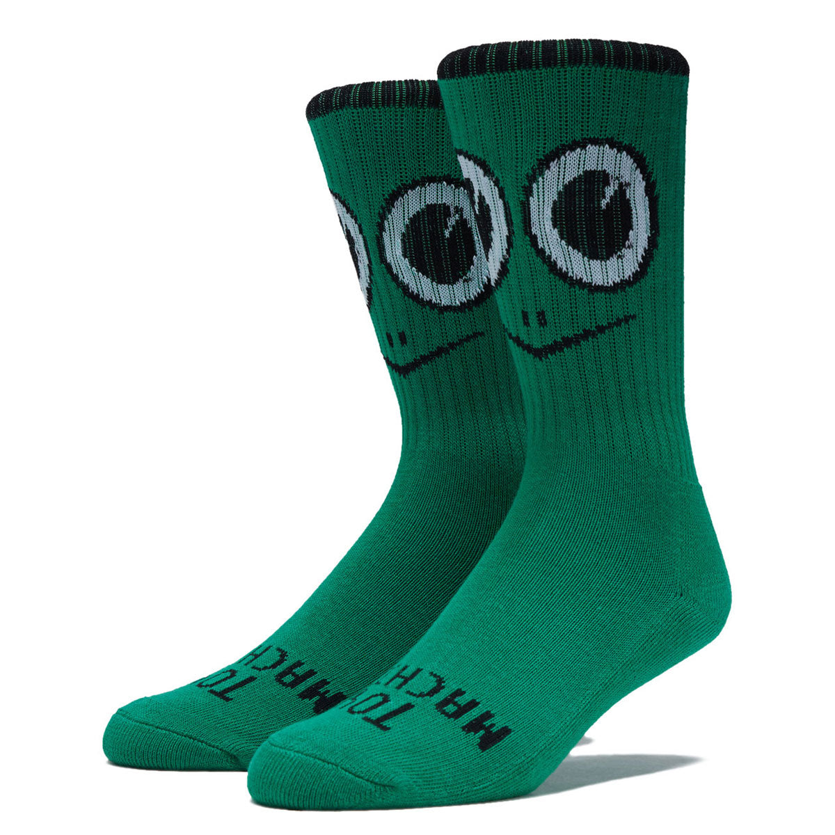 Toy Machine Youth Turtle Face Socks - Green image 1
