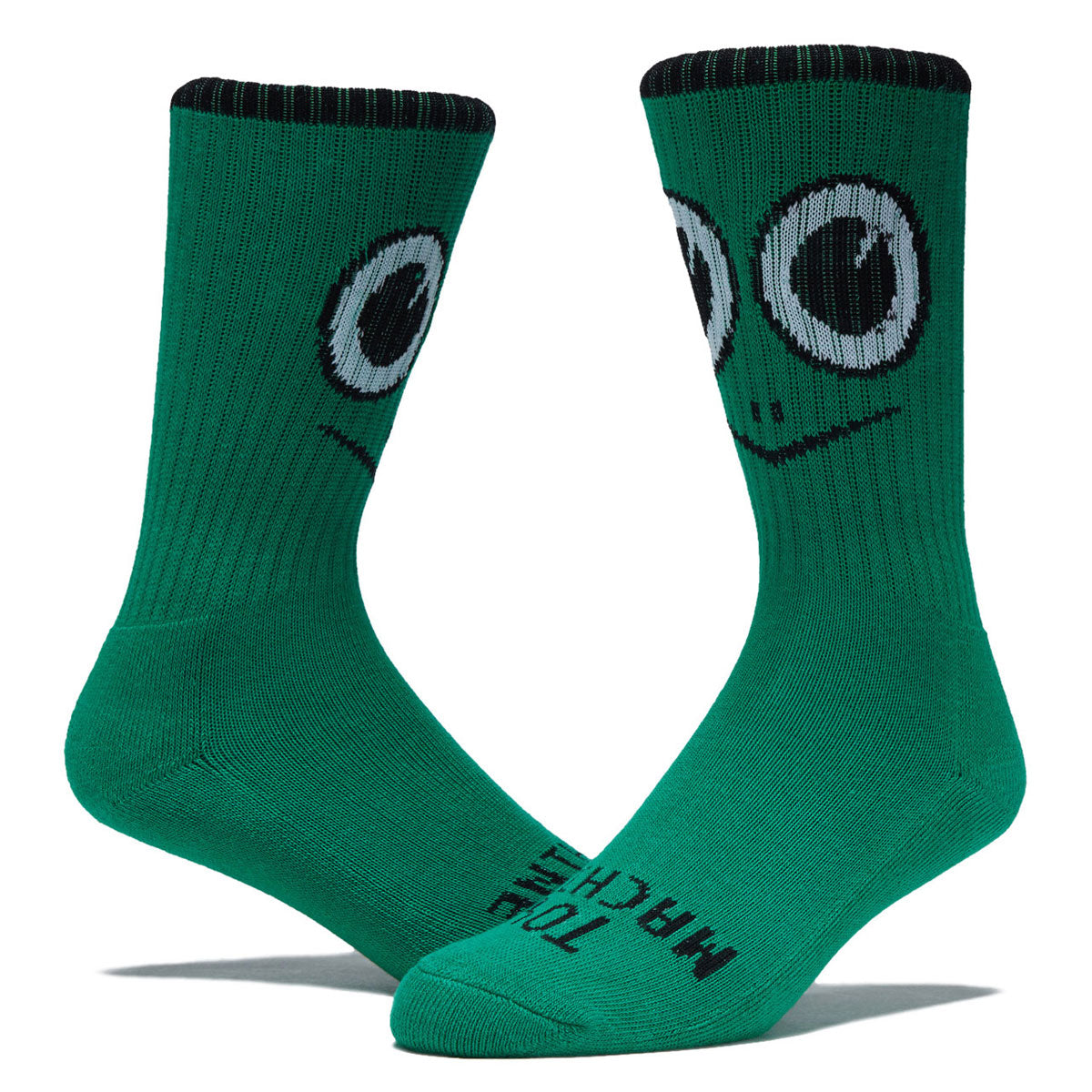 Toy Machine Youth Turtle Face Socks - Green image 2