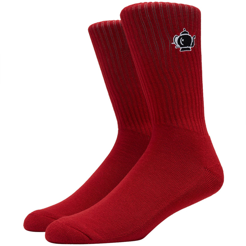 Foundation Teapot Socks - Burgundy