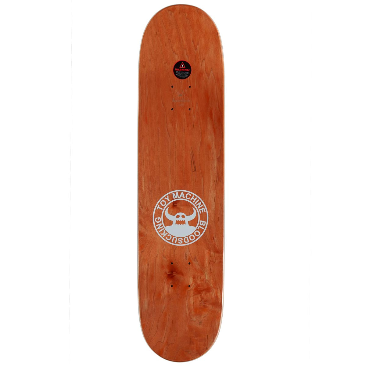 Toy Machine Word Marks PP Skateboard Deck - Red - 8.00