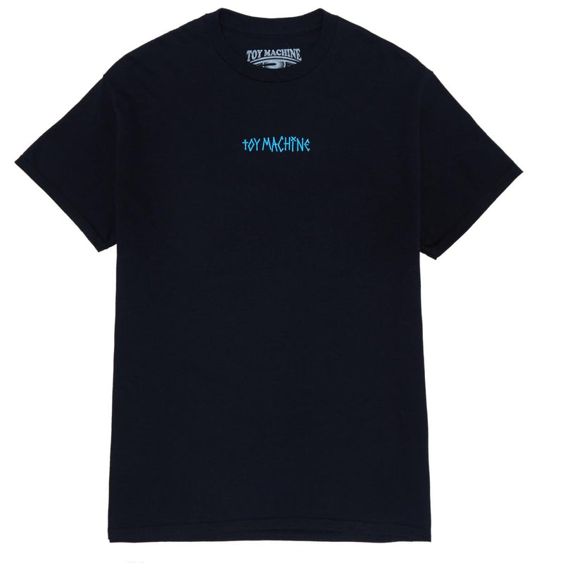 Toy Machine Triple Fist Embroidered T-Shirt - Black