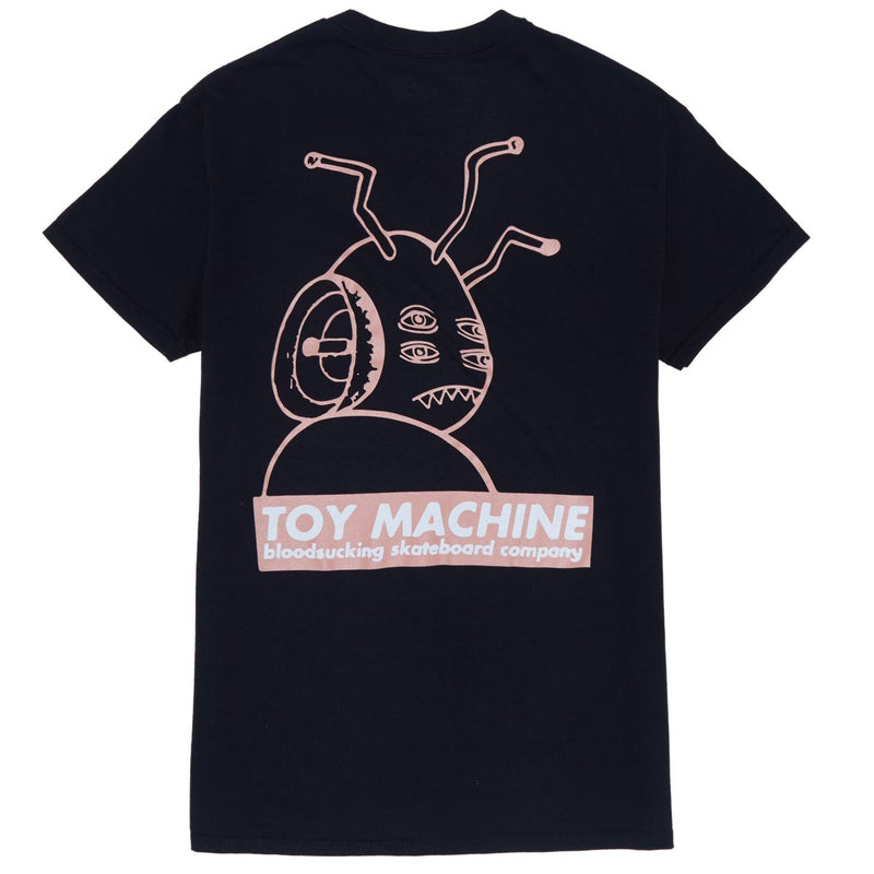 Toy Machine T-mission Embroidered T-Shirt - Black