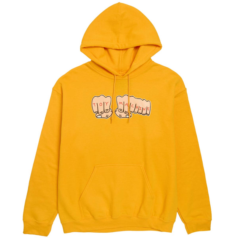 Toy Machine Fists Hoodie - Gold
