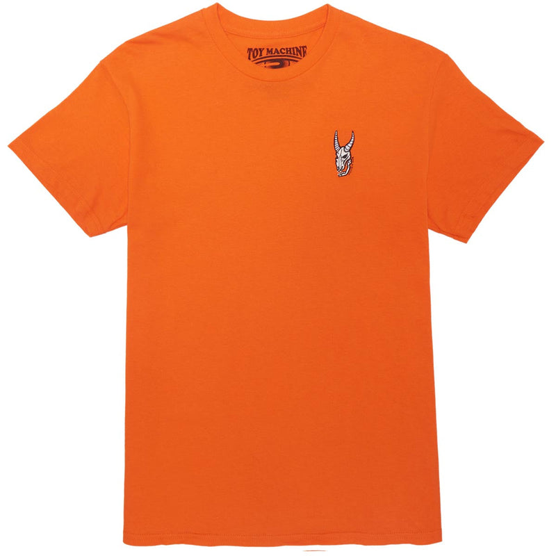 Toy Machine Heavy Metal Embroidered T-Shirt - Orange