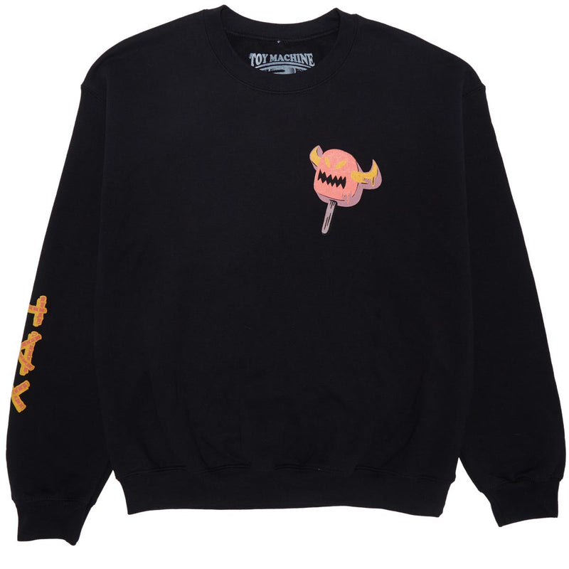 Toy Machine Lost And Found Crew Sweatshirt - Black