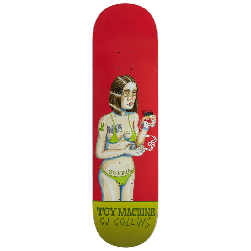 Toy Machine Collins No Fear Skateboard Deck - 8.50