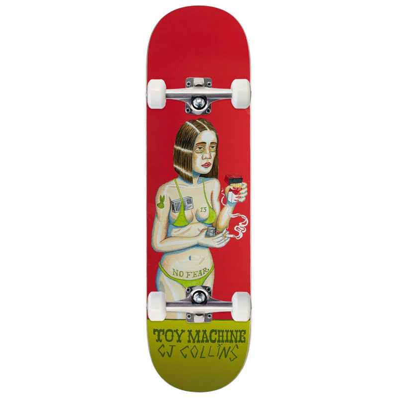 Toy Machine Collins No Fear Skateboard Complete - 8.50