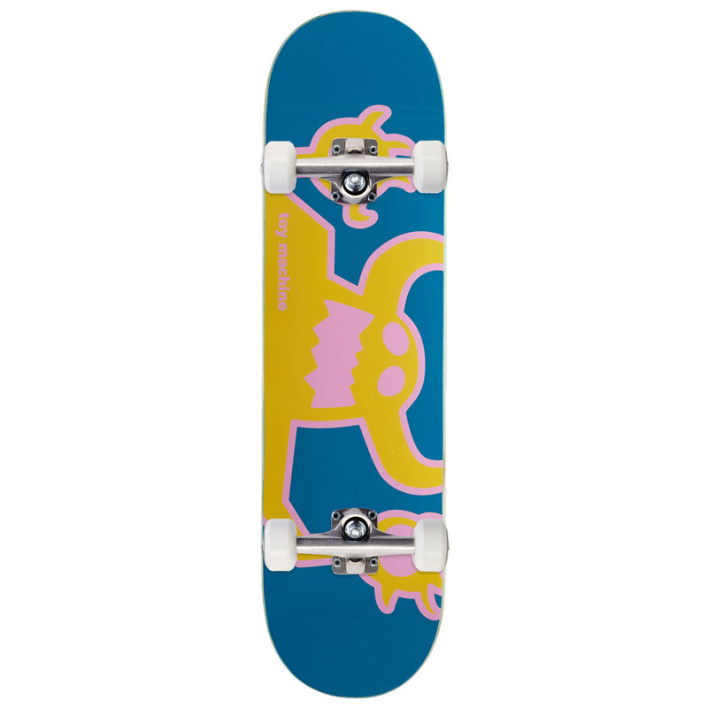 Toy Machine Original Monster Yellow Skateboard Complete - 8.25