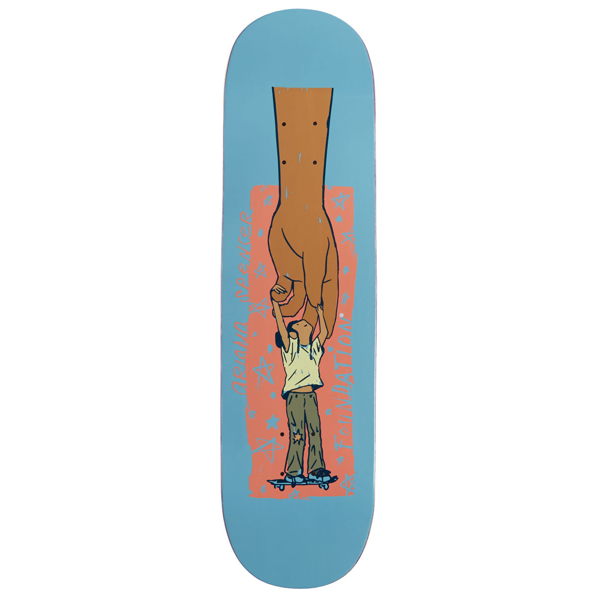 Foundation Ariana Hand Skateboard Deck - 8.13