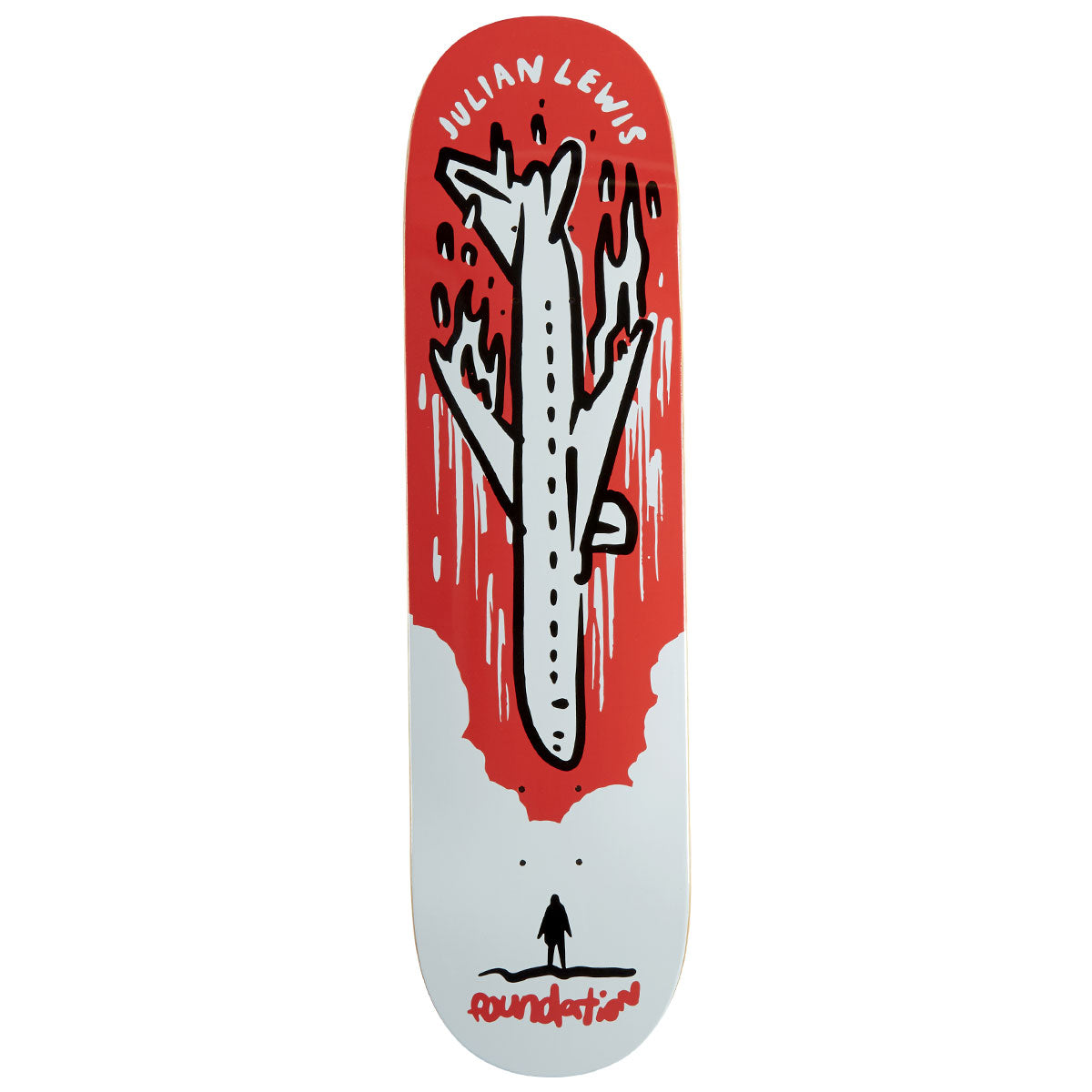 Foundation Lewis Impending Doom Skateboard Deck - 8.13