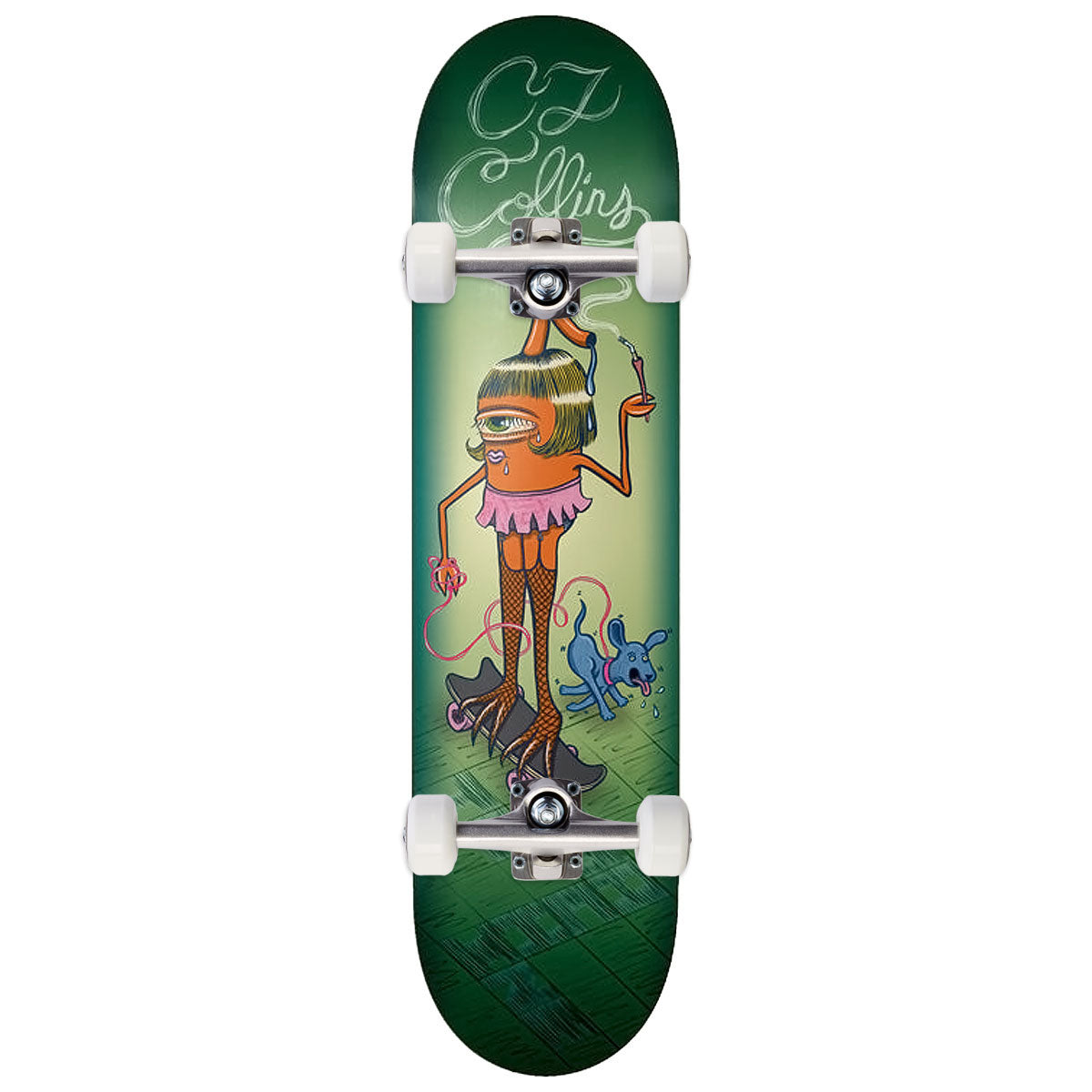Toy Machine Collins Sect Girl Skateboard Complete - 8.50