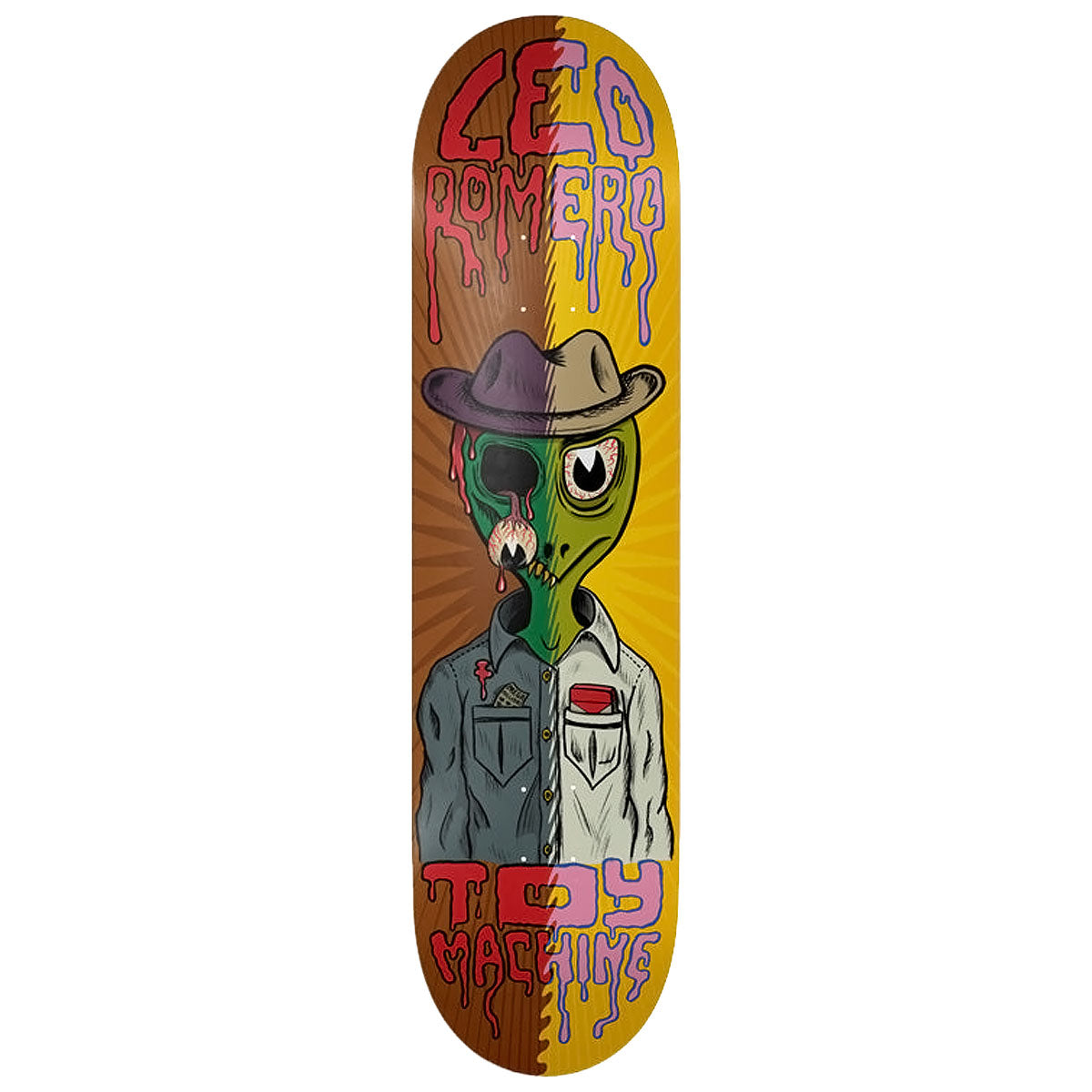 Toy Machine Romero Half N Half Skateboard Deck - 8.25