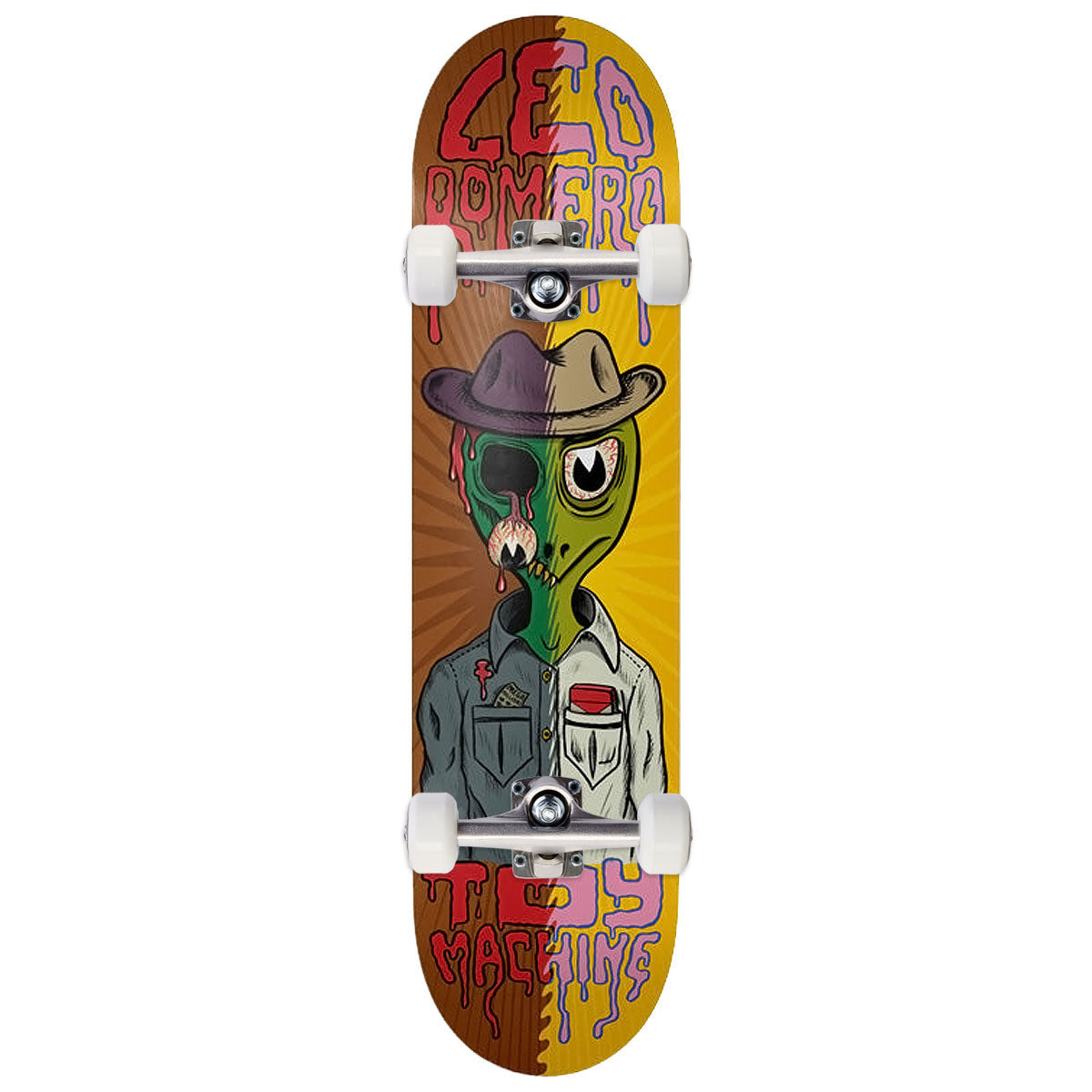 Toy Machine Romero Half N Half Skateboard Complete - 8.25