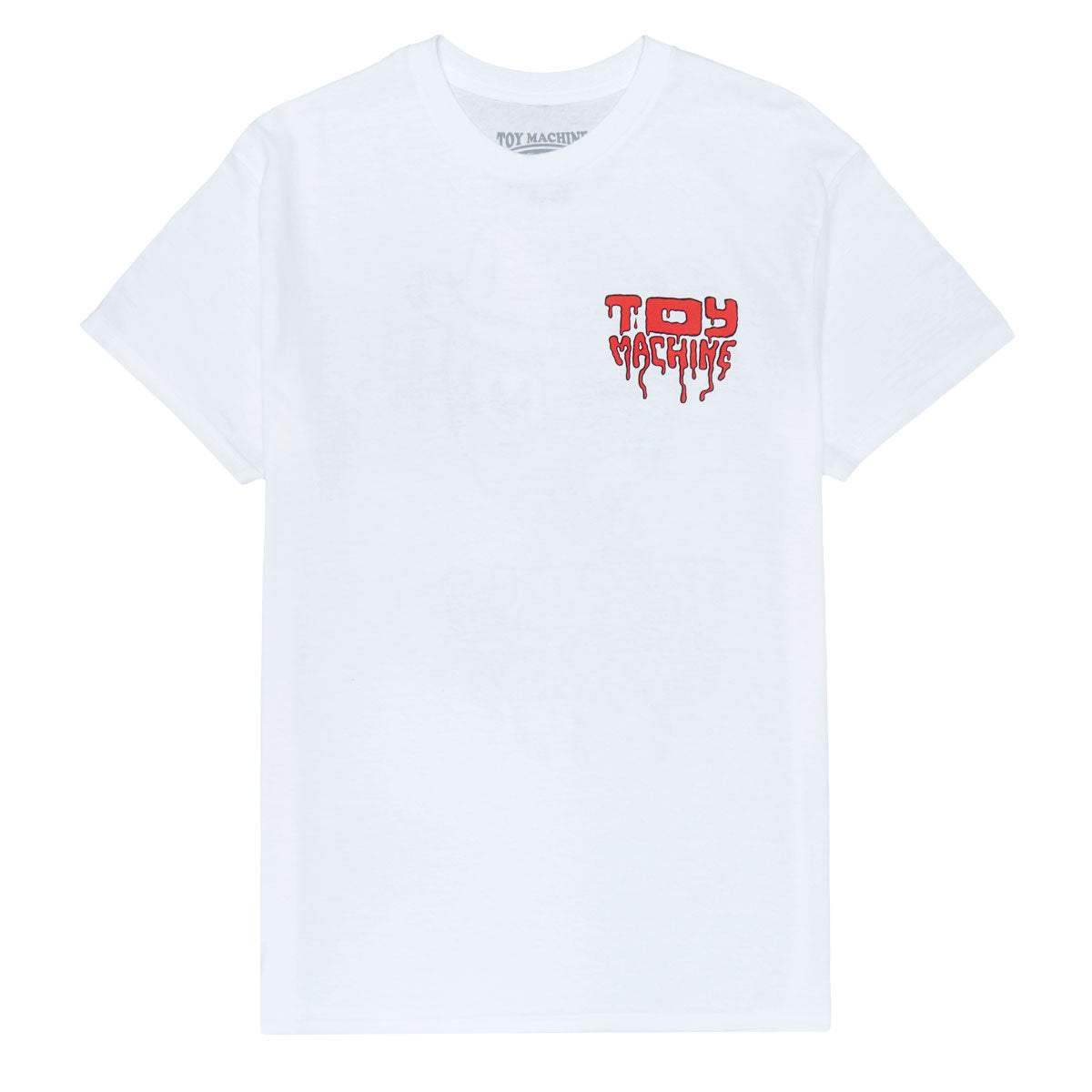 Toy Machine Half N Half T-Shirt - White image 2