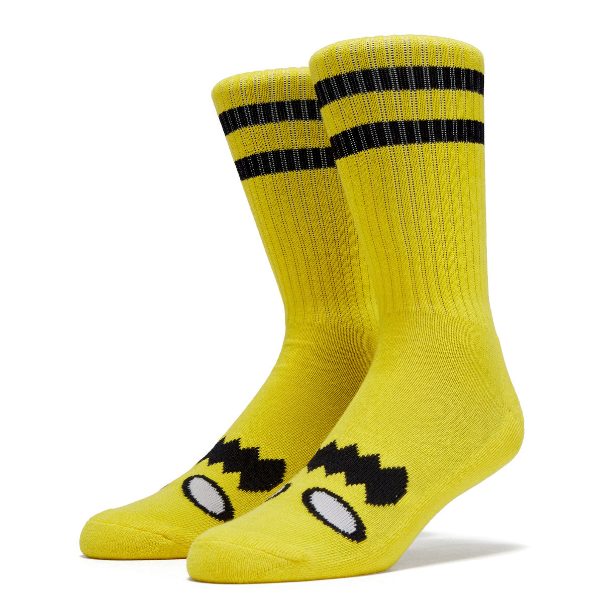 Toy Machine Monster Face Socks - Yellow image 1