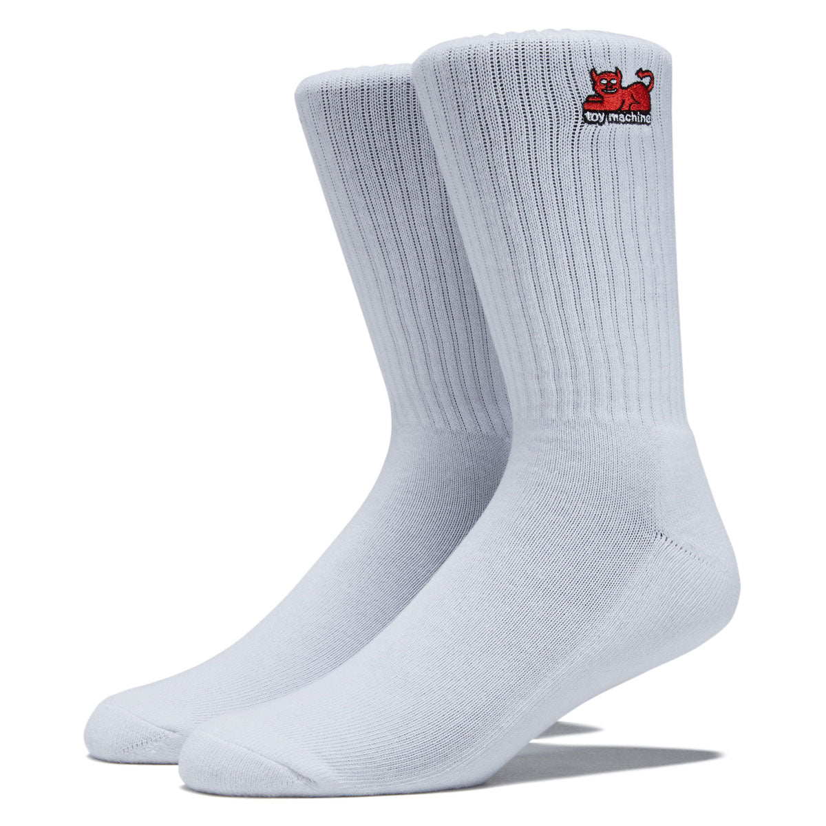 Toy Machine Devil Cat Socks - White image 1