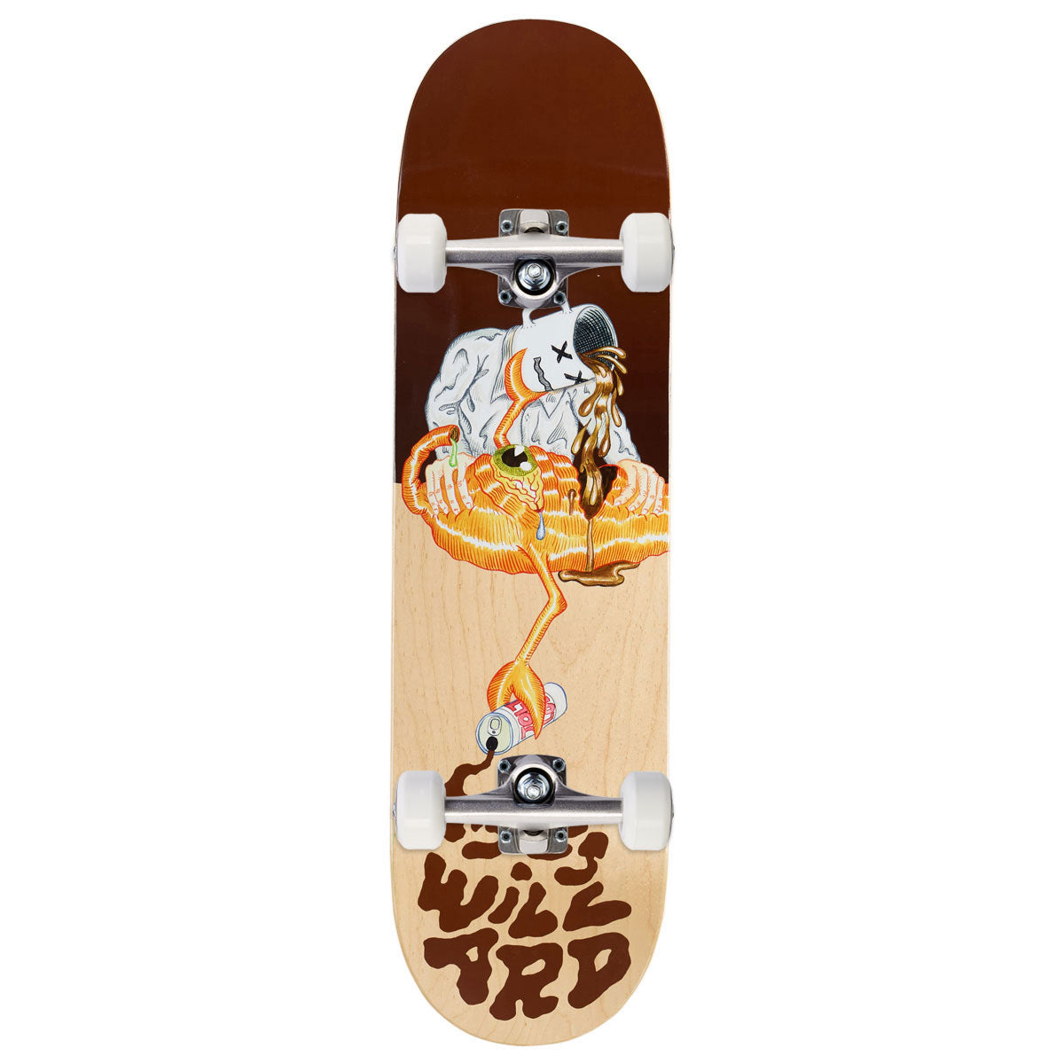 Toy Machine Willard Forced Coffee Skateboard Complete - 8.50