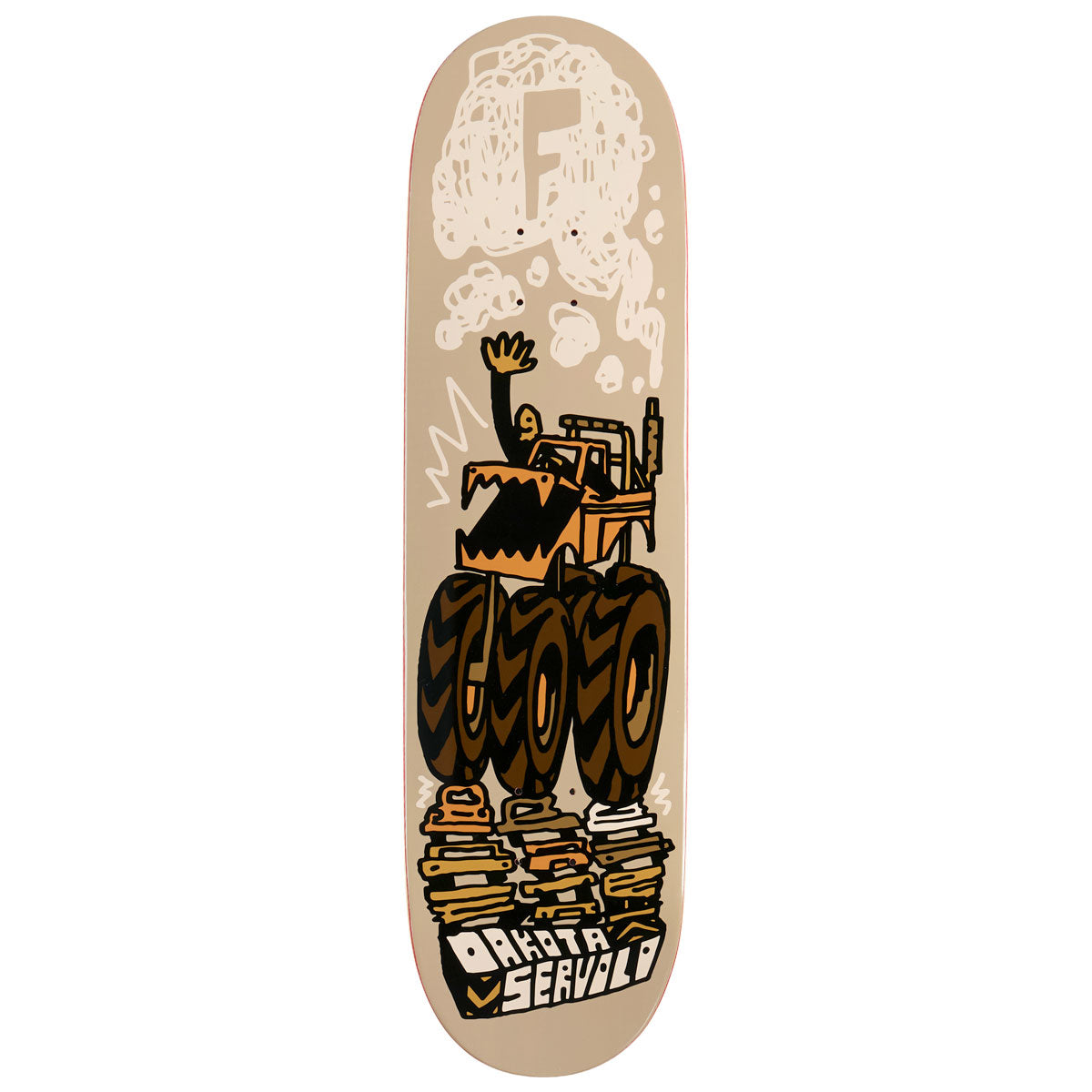 Foundation Servold Monster Truck Skateboard Deck - 8.50