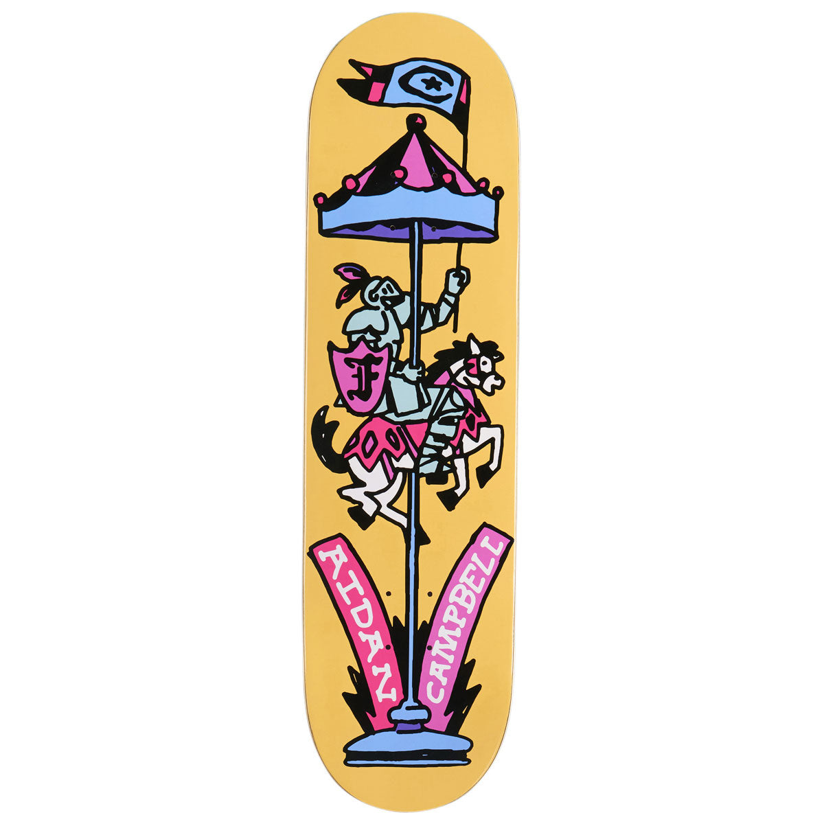 Foundation Campbell Carousel Skateboard Deck - 8.25