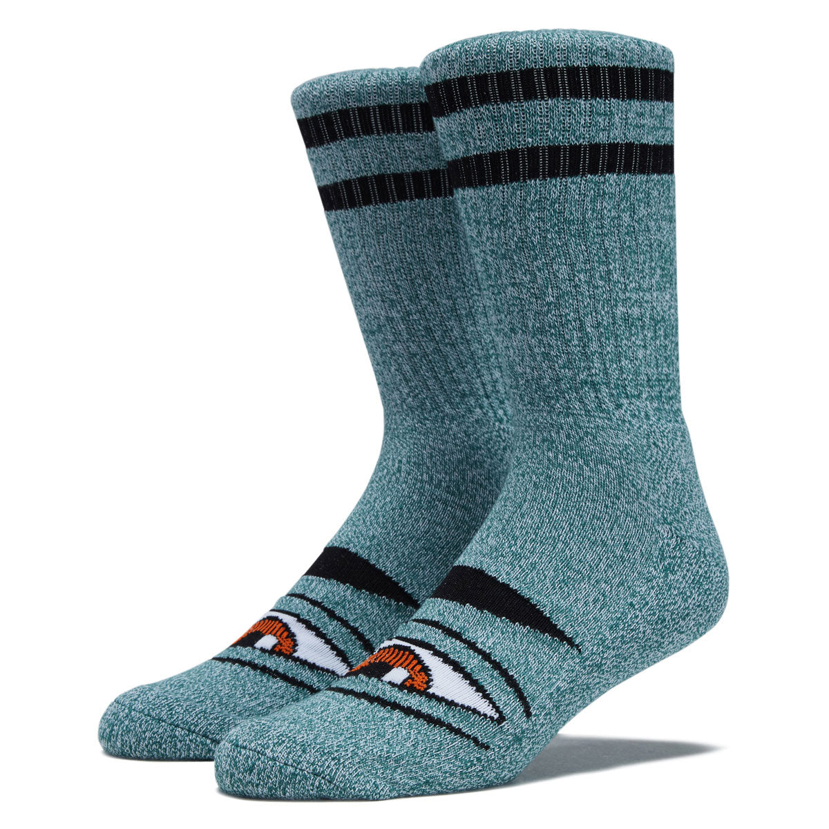 Toy Machine Heather Sect Eye Socks - Heather Forest image 1