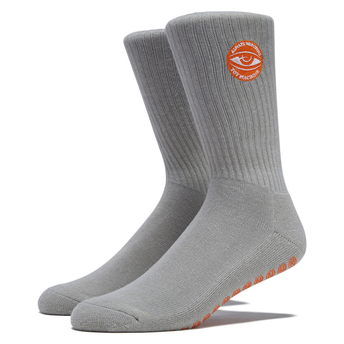Toy Machine Always Watching Grip Socks - Grey image 1