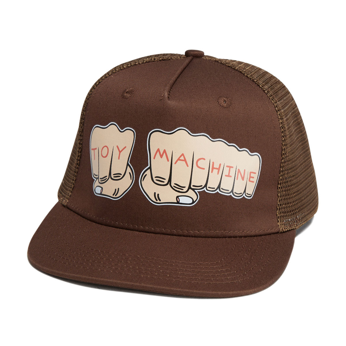 Toy Machine Fists Hat - Brown image 1