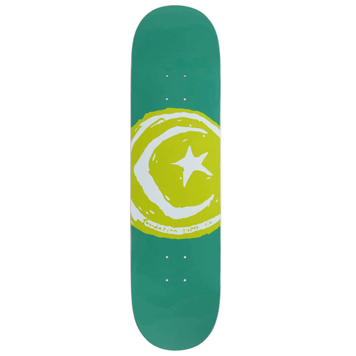 Foundation Star & Moon Gold Skateboard Deck - 8.25