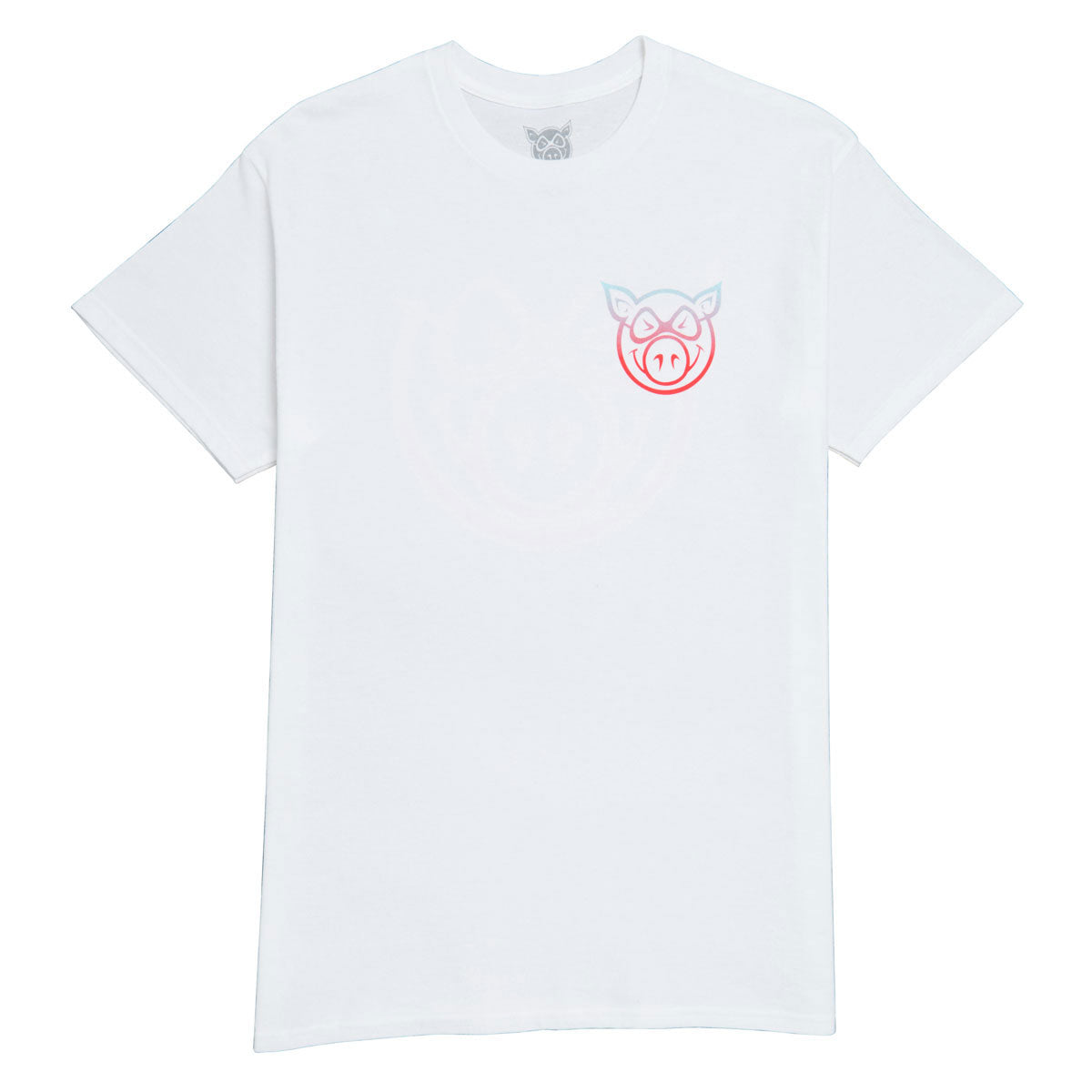 Pig Head Fade T-Shirt - White image 1