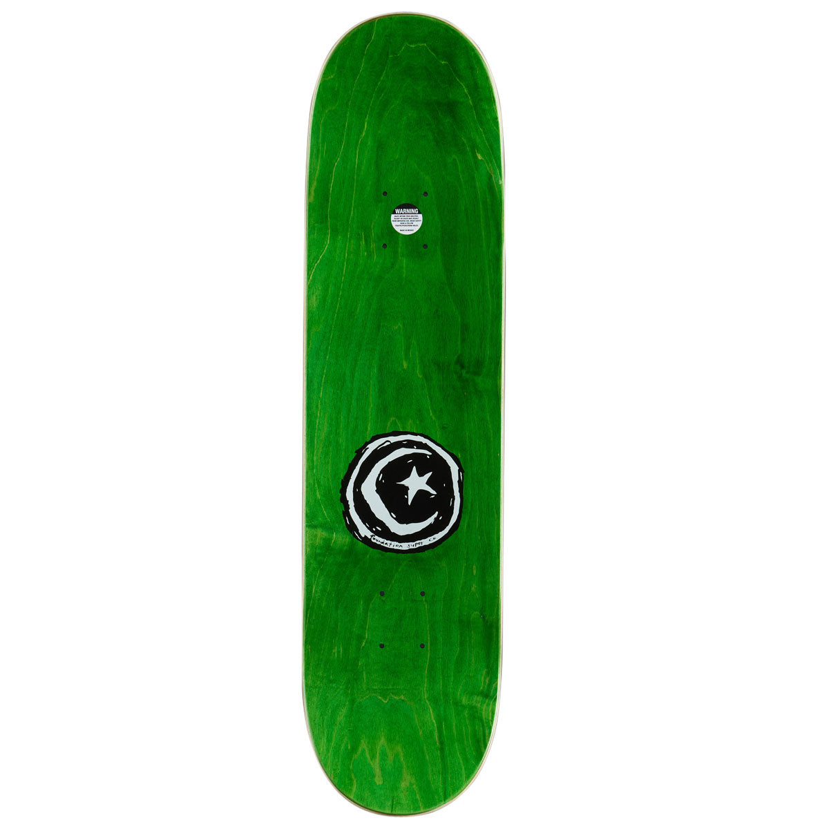 Foundation Lilley Cat & Moon Skateboard Deck - 8.00