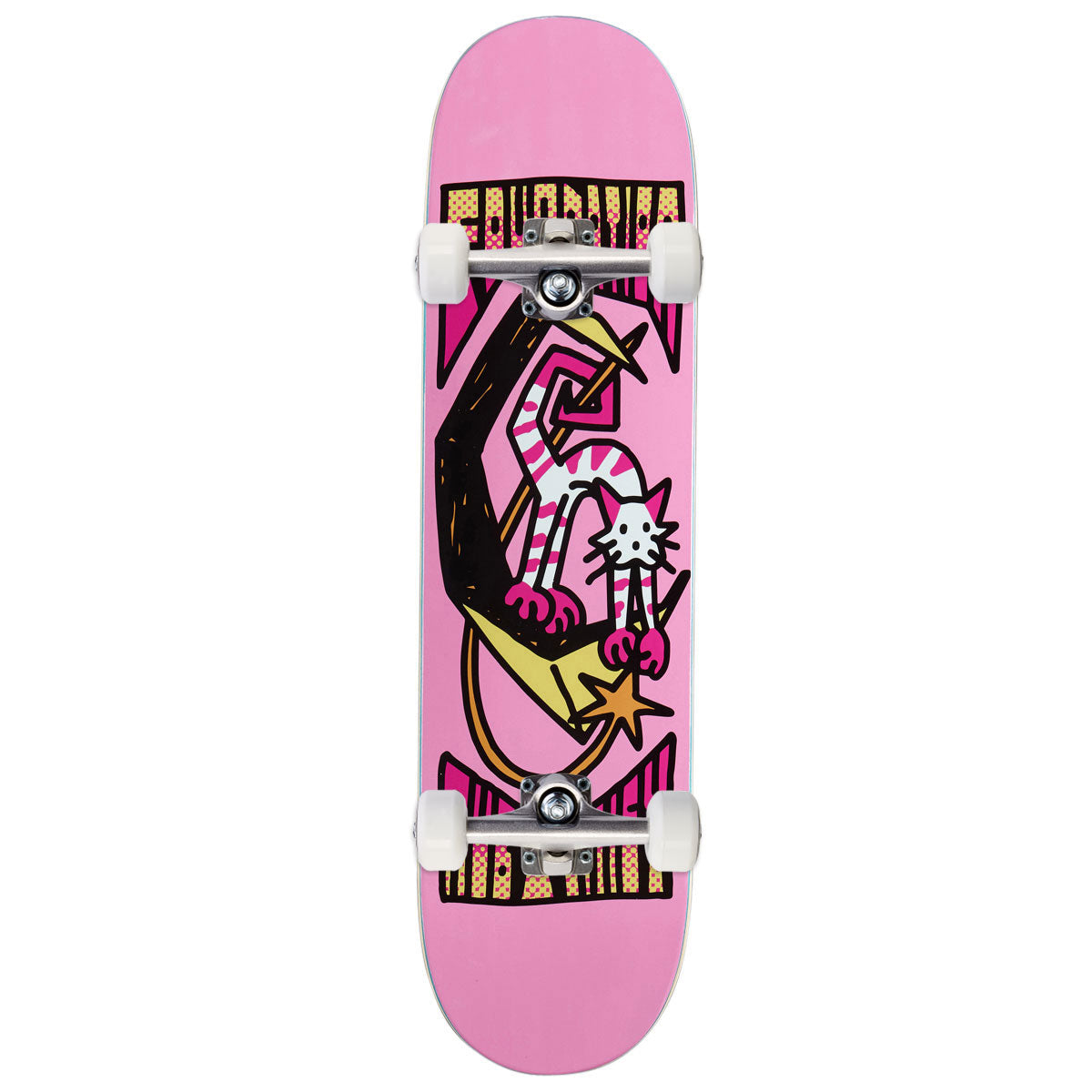 Foundation Lilley Cat & Moon Skateboard Complete - 8.00