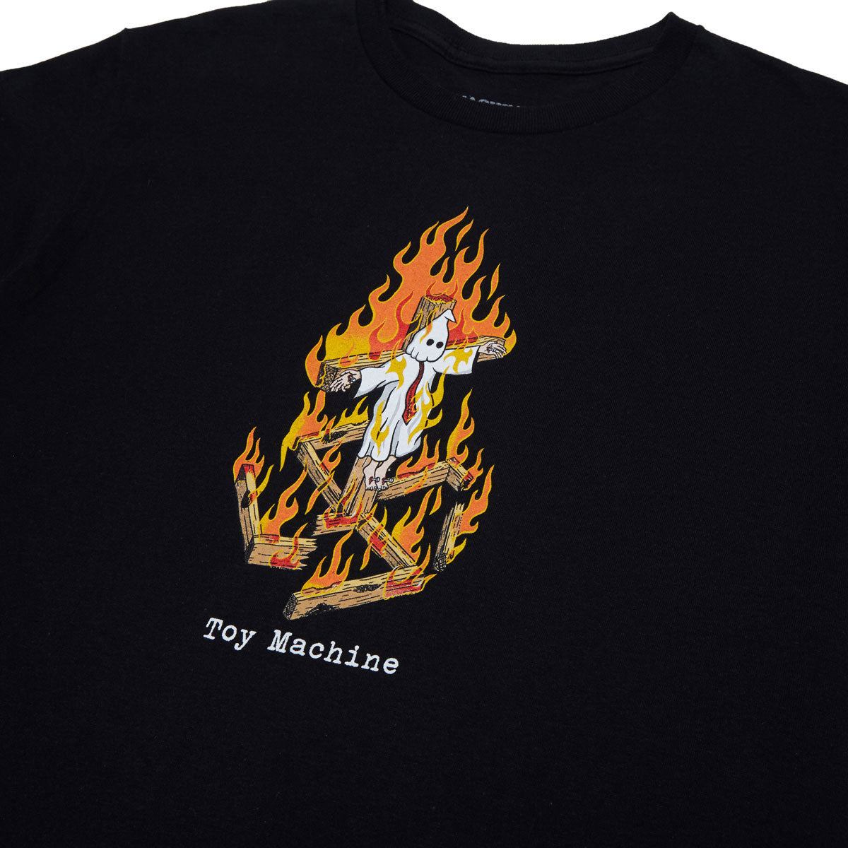 Toy Machine Charred Cross II T-Shirt - Black image 2