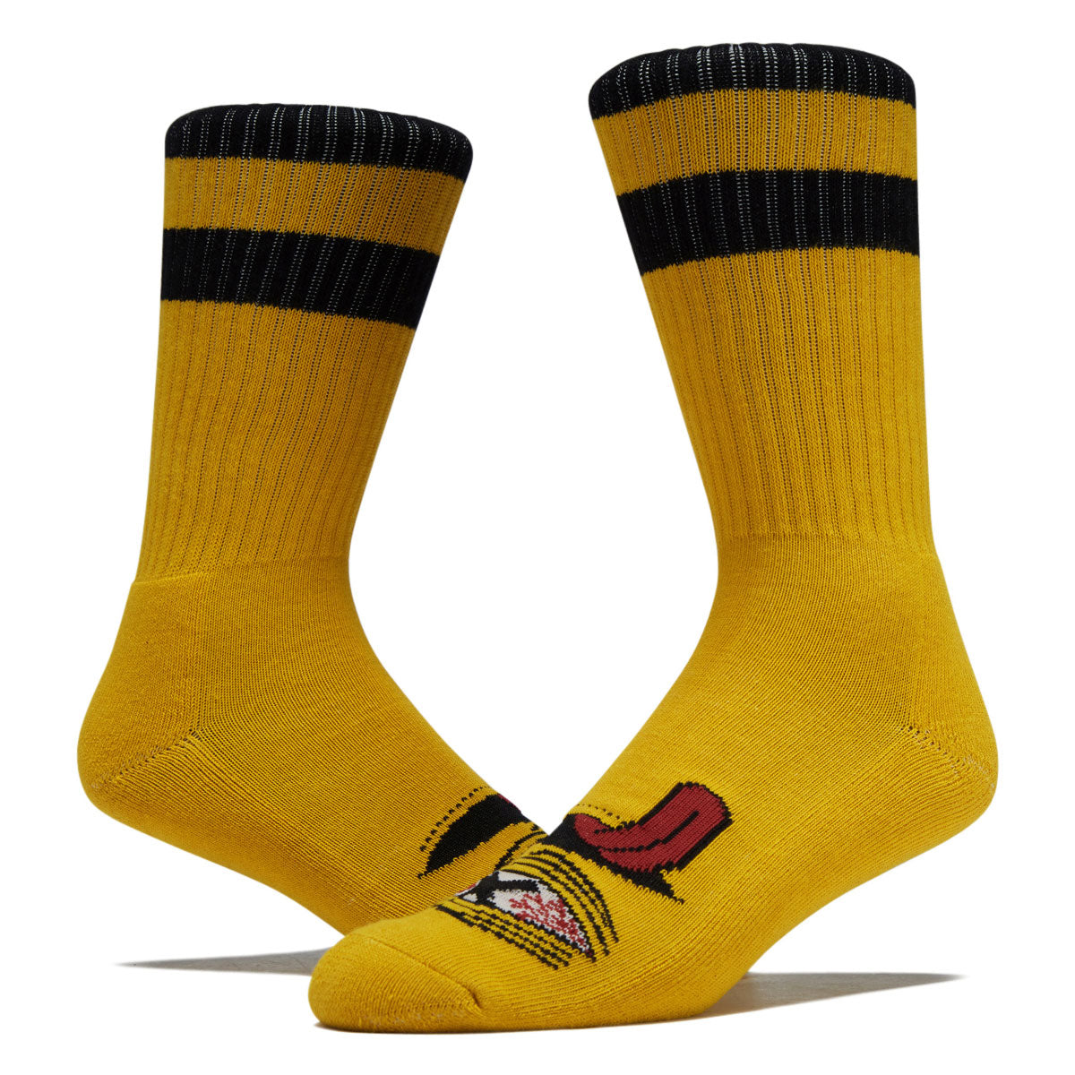 Toy Machine Crossed Out Socks - Mustard image 2