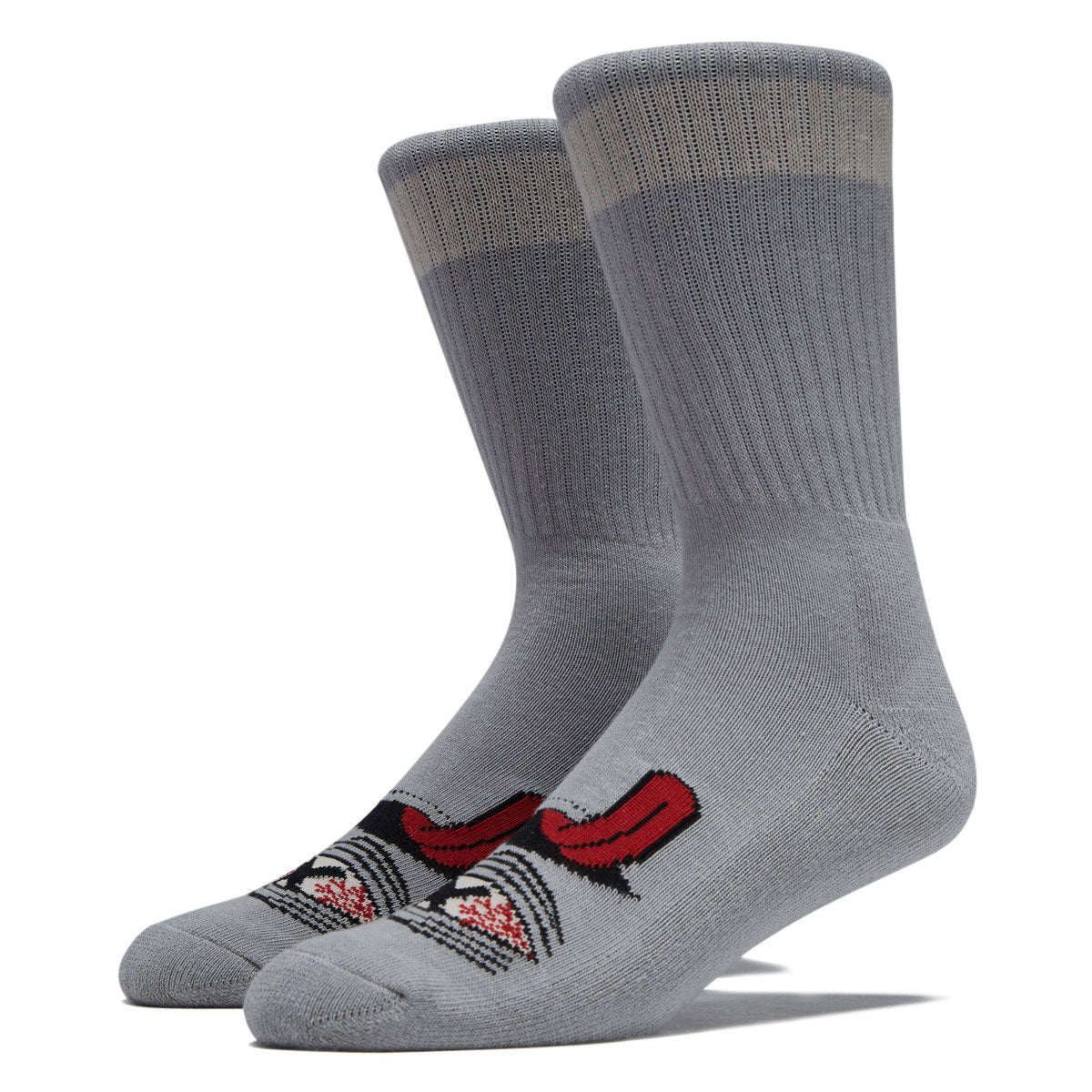 Toy Machine Crossed Out Socks - Grey image 1
