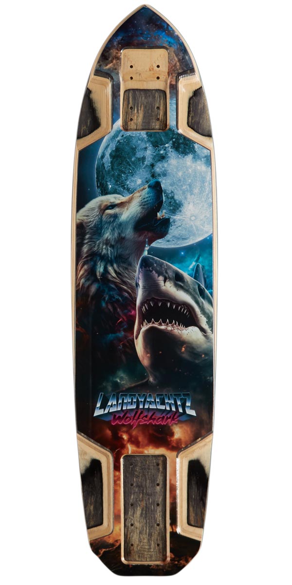 Landyachtz Wolfshark Longboard Deck image 1