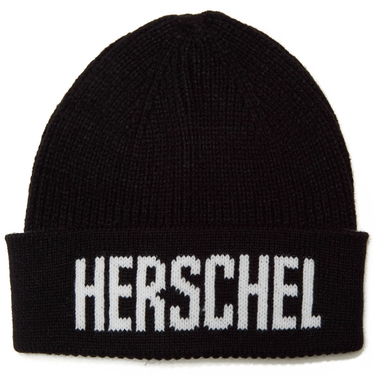 Herschel Supply Polson Knit Logo Beanie - Black image 1