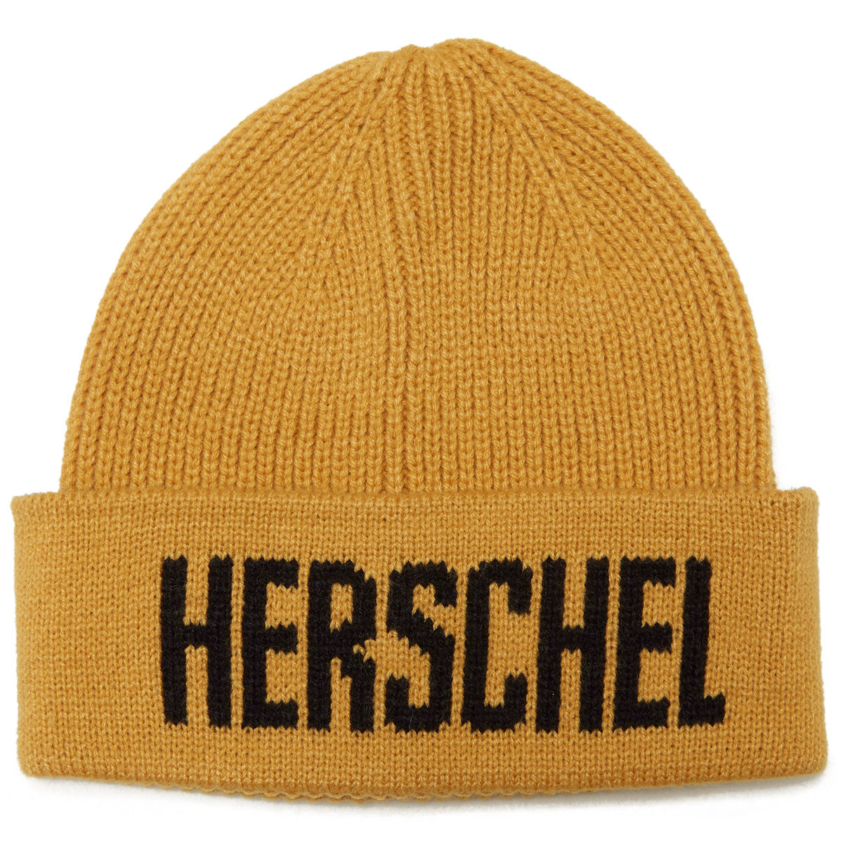 Herschel Supply Polson Knit Logo Beanie - Brass image 1