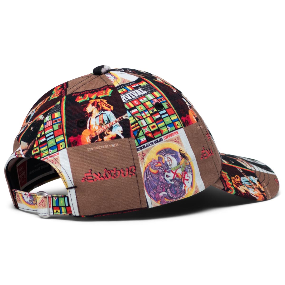 Herschel Supply Sylas Cap Classic Hat - Bob Marley All Over Print image 2