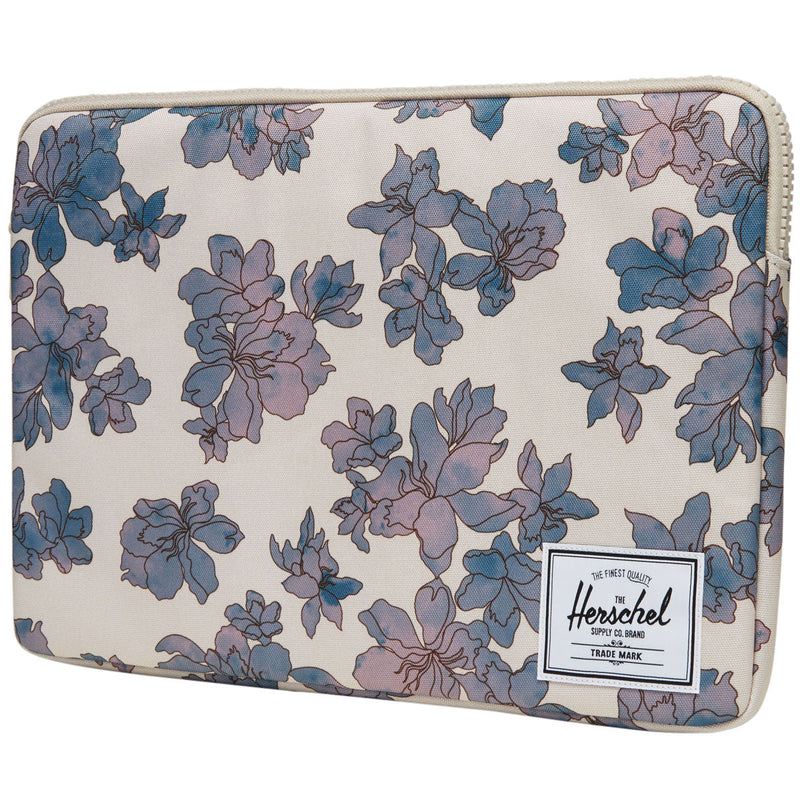 Herschel Supply Anchor 15-16 Inch Sleeve - Moonbeam Floral Waves