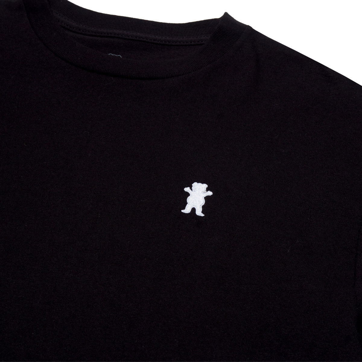 Grizzly Embroidered OG Bear T-Shirt - Black/White image 2
