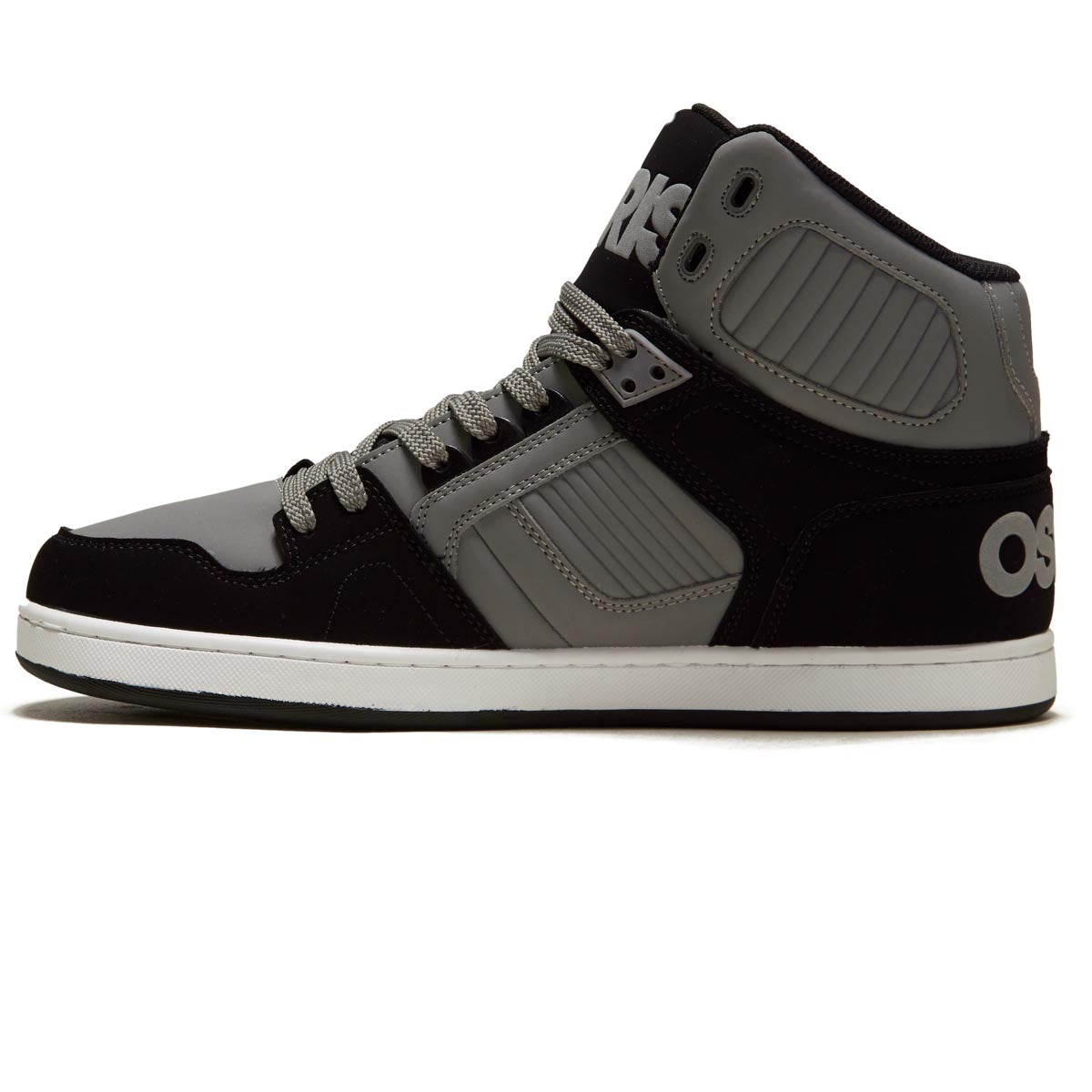 Osiris Nyc 83 Clk Shoes - Black/Grey/White image 2