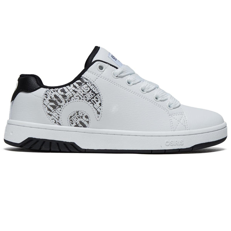 Osiris Troma Alt Shoes - White/Black/White
