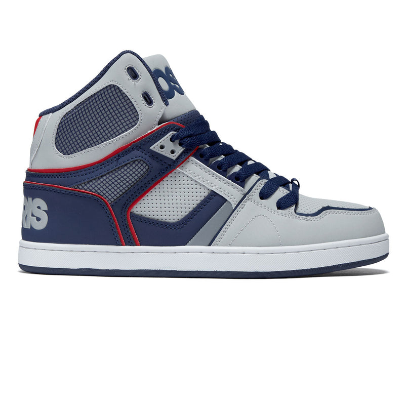 Osiris NYC 83 CLK Shoes - Navy/Grey/Red