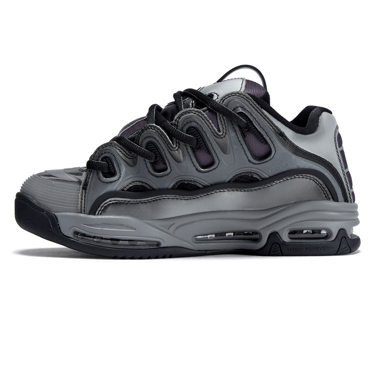 Osiris D3 2001 Shoes - Silver/Black/Holo image 2