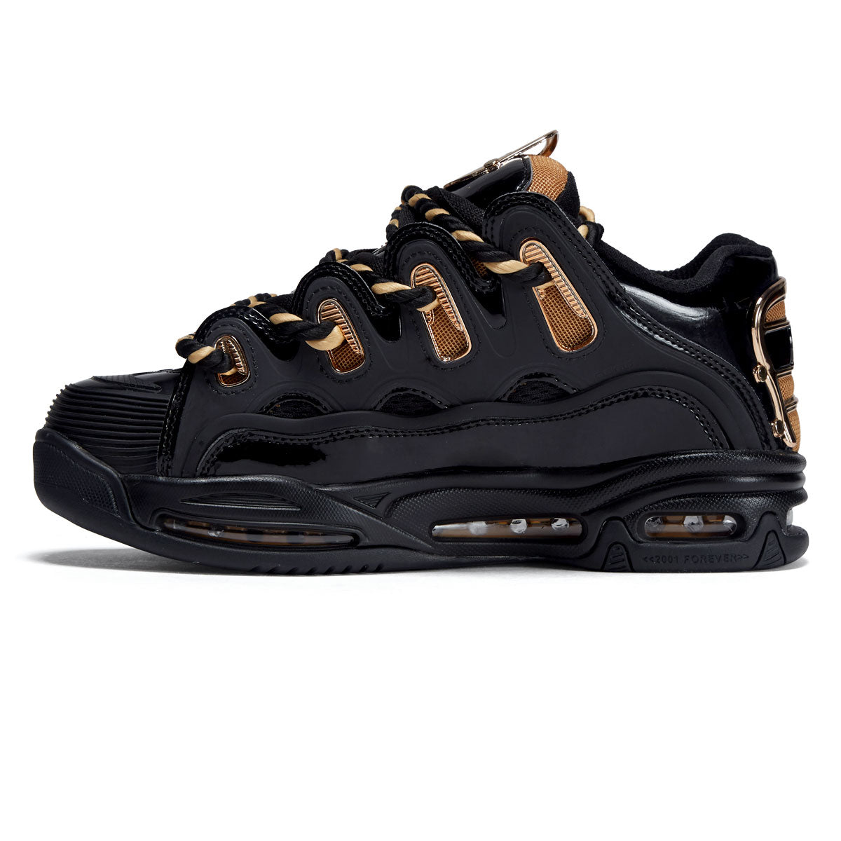 Osiris D3 2001 Shoes - 25 Years/Black/Gold image 2