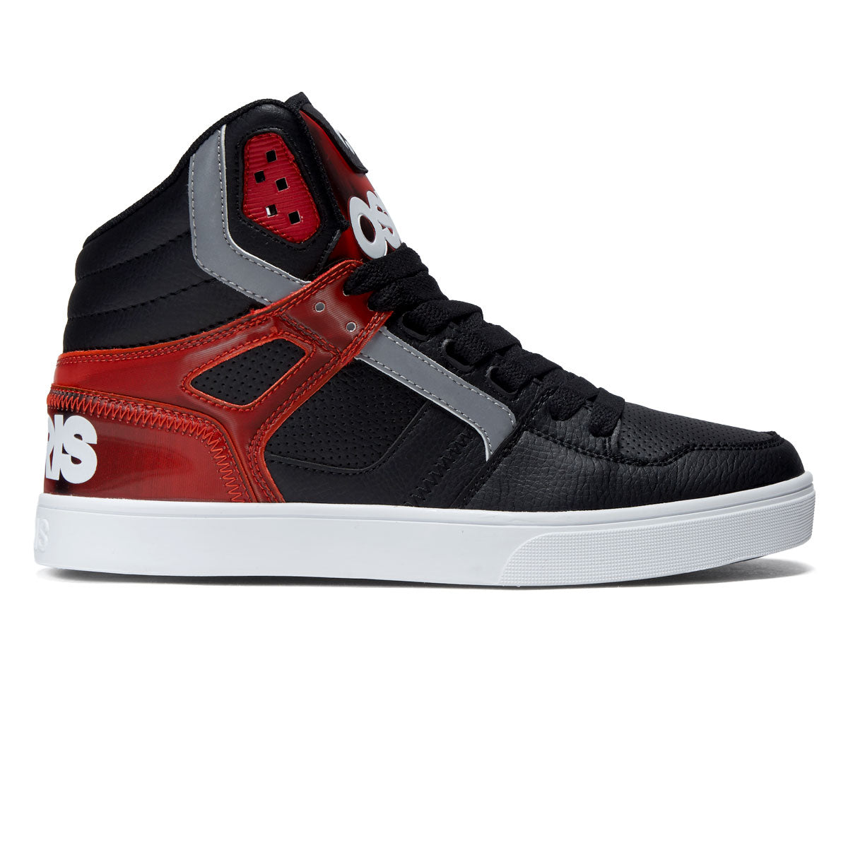 Osiris Clone Shoes - Black/Red/Holo image 1