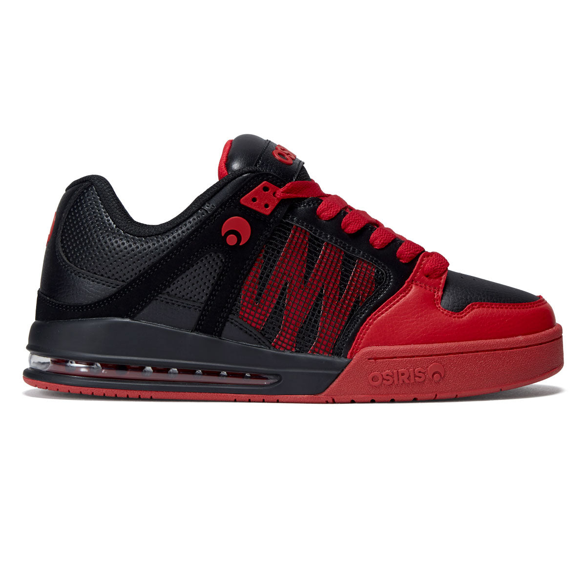 Osiris Pixel Shoes - Black/Red/Black image 1