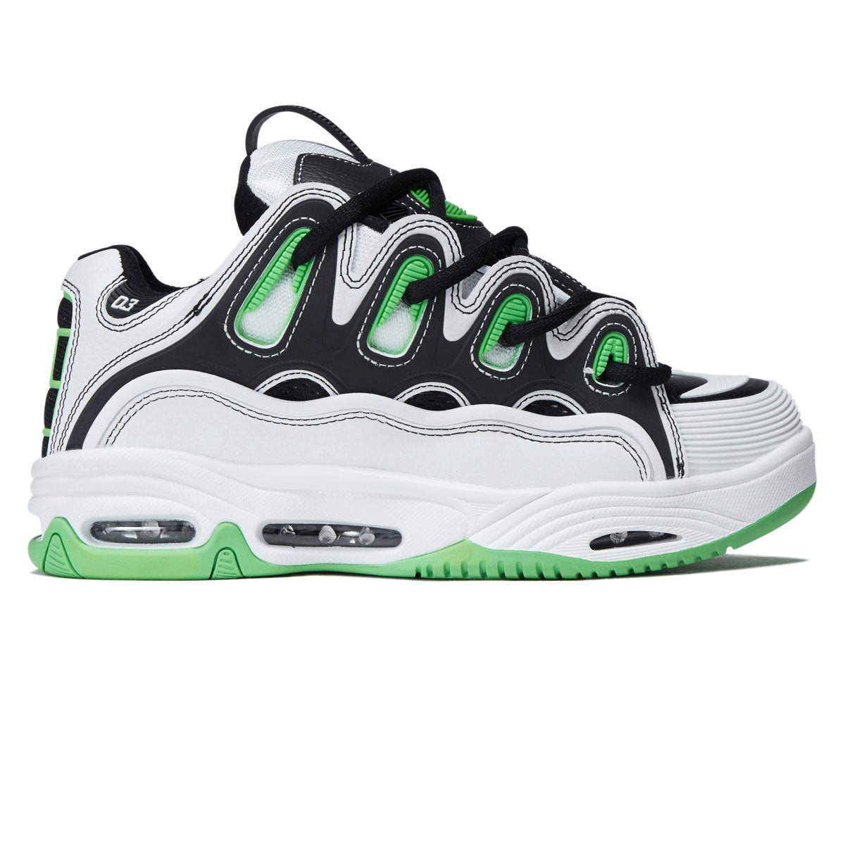 Osiris D3 2001 Shoes - White/Black/Green image 1