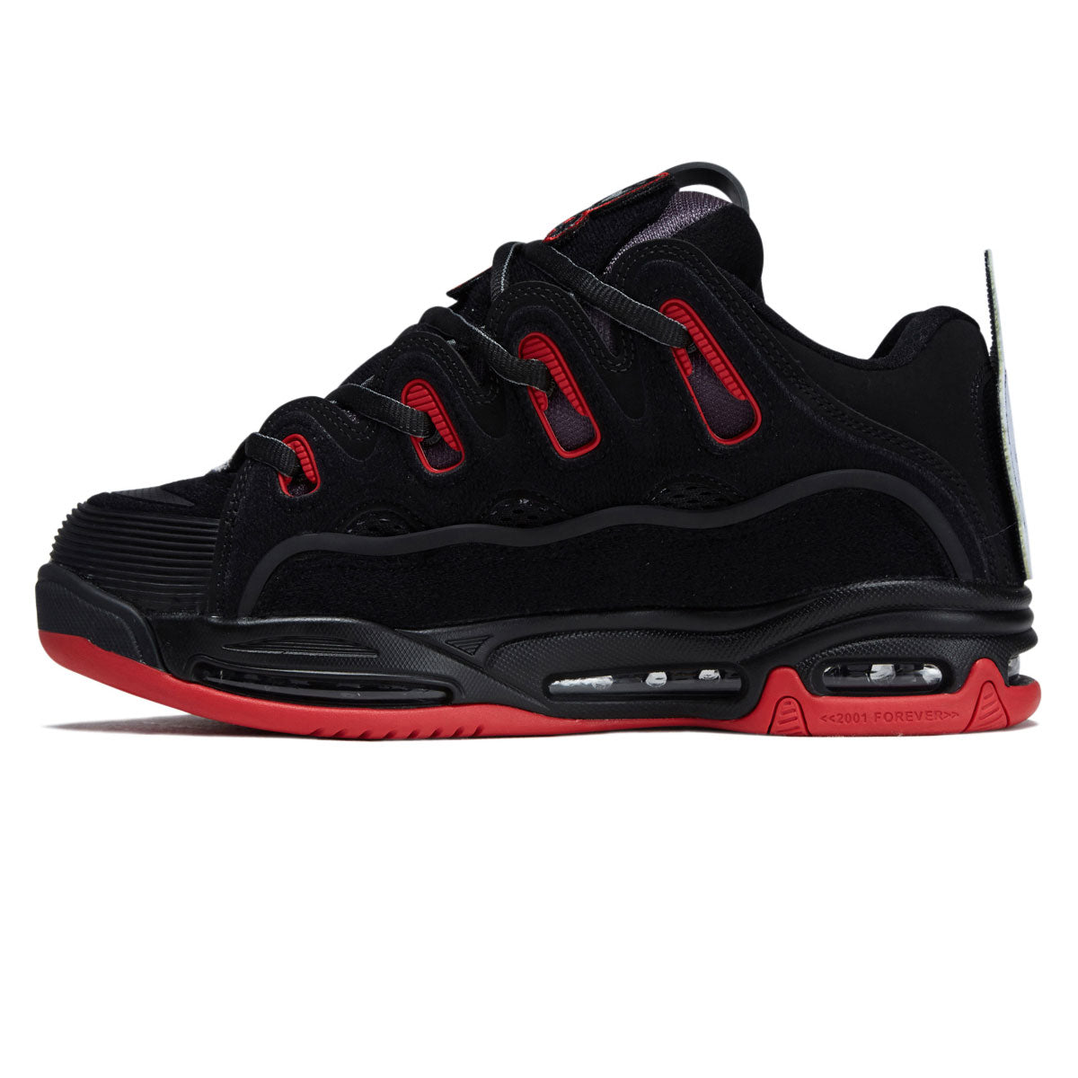 Osiris D3 2001 Shoes - Black/Red/Velcro image 2